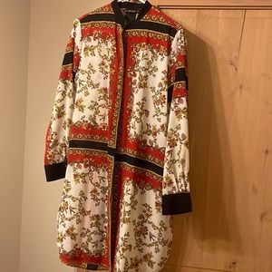Zara long shirt multi-color
